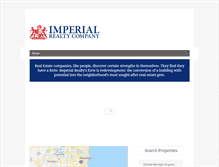 Tablet Screenshot of imperialrealtyco.com